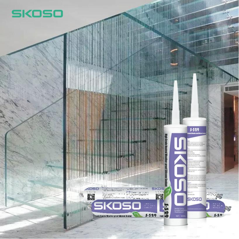 S-529 Mastic silicone neutre résistant aux intempéries de haute qualité